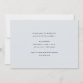 mooie foto van geboortekaart kaart (Achterkant)