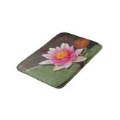 Mooie foto van helderroze water Lily Flower Badmat (Gekanteld)