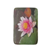 Mooie foto van helderroze water Lily Flower Badmat (Voorkant Verticaal)