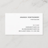 Mooie foto van het bergmeer in Evening Visitekaartje (Achterkant)