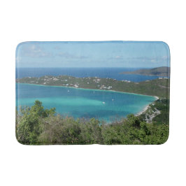 Mooie foto van het Caraïbische strand in het Caraï Badmat