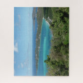 Mooie foto van het Caraïbische strand in het Caraï Legpuzzel (Verticaal)