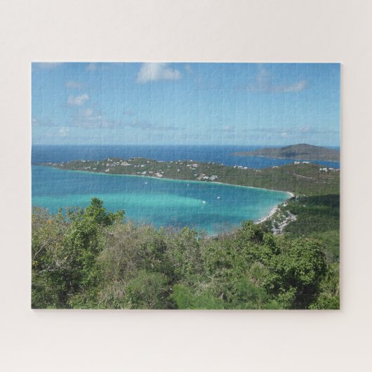 Mooie foto van het Caraïbische strand in het Caraï Legpuzzel (Horizontaal)