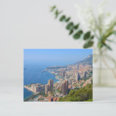 Mooie foto van Monte Carlo van afstand Briefkaart (Staand voorkant)