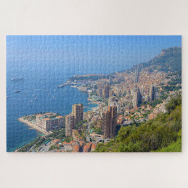 Mooie foto van Monte Carlo van afstand Legpuzzel