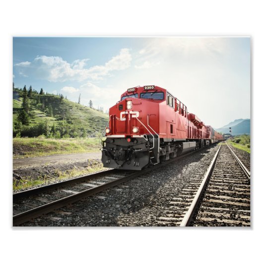 Mooie foto van Railroad Afdruk (Voorkant)