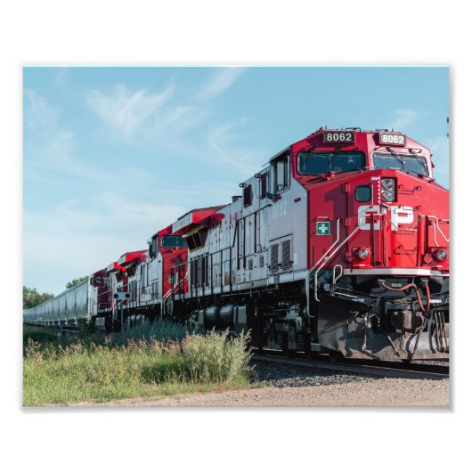 Mooie foto van Railroad Foto Afdruk (Voorkant)