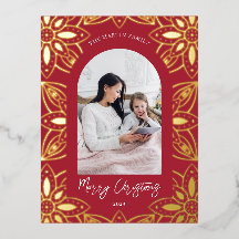 Mooie foto van rode botanische Lijsten