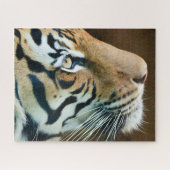 Mooie foto van Tiger Face Legpuzzel (Horizontaal)