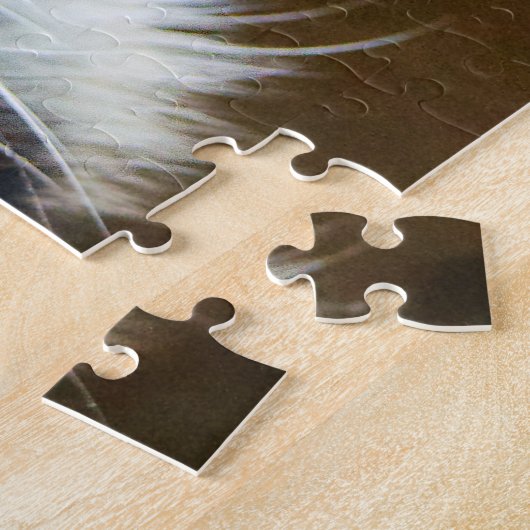 Mooie foto van Tiger Face Legpuzzel (Zijkant)