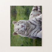 Mooie foto van White Tiger Legpuzzel (Verticaal)