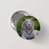 Mooie foto van White Tiger Ronde Button 3,2 Cm (Voorkant /achterkant)