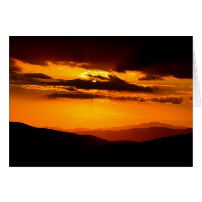 Mooie foto van zonsondergang (Voorkant Horizontaal)