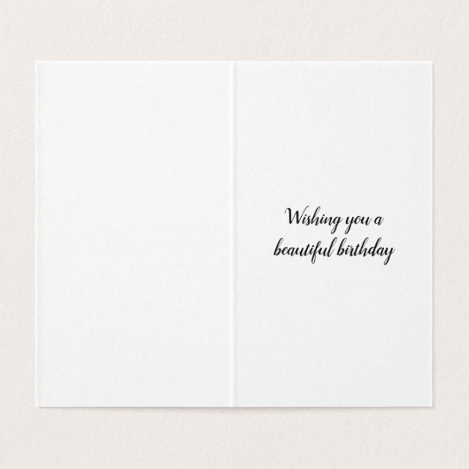 Mooie Fox Verjaardag Kaart (Binnenkant ongevouwen)