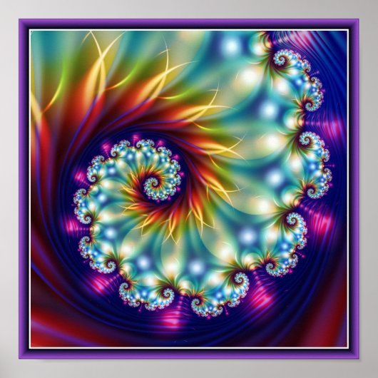 Mooie fractaal poster (Voorkant)