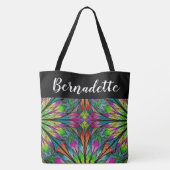 Mooie Fractal - Zie achterkant Tote Bag (Achterkant)