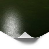 Mooie fractale dennen in de Misty Spring Night Foto Afdruk (Hoek)