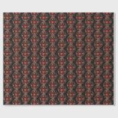 Mooie Fractale Kunst Ornament Cadeaupapier (Vlak)