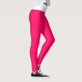 Mooie framboos en wit leggings (Rechts)