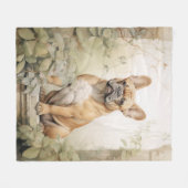 Mooie Franchie Fleece Deken (Voorkant (Horizontaal))