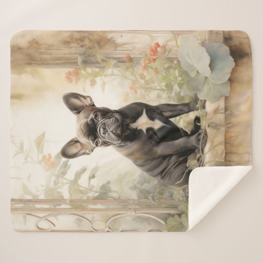 Mooie Franchie Sherpa Deken (Voorkant (horizontaal))