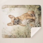 Mooie Franchie Sherpa Deken (Voorkant (horizontaal))