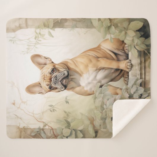 Mooie Franchie Sherpa Deken (Voorkant (horizontaal))