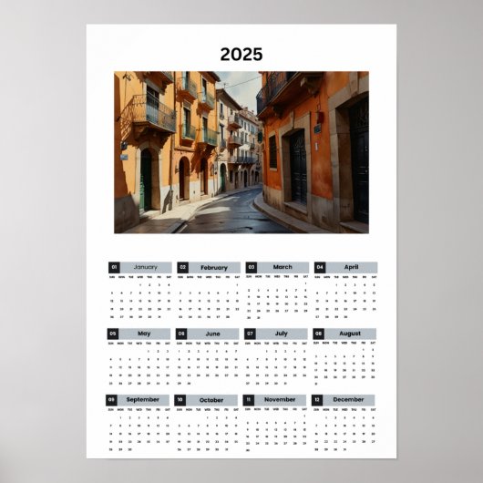 Mooie Frankrijk Kalender Poster (Voorkant)