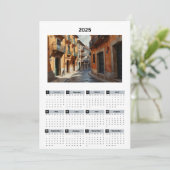 Mooie Frankrijk Uitzicht Kalender Programmakaart (Staand voorkant)