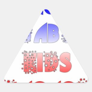 Mooie Franse Baby Kinder nationale vlagkleuren Sticker