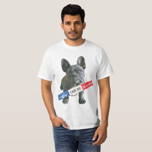 Mooie Franse Bulldog T-shirt (Voorkant volledig)