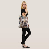 Mooie Franse Bulldog Tote Tas (Op model)
