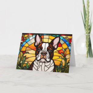 Mooie Franse Bulldog Wenskaart Kaart