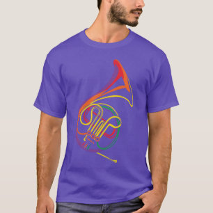 Mooie Franse hoorn bandlid cadeau meisje T-shirt