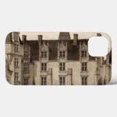Mooie Franse kasteel in sepia tinten Case-Mate iPhone Case (Achterkant (horizontaal))