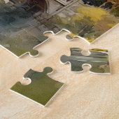 Mooie Franse kasteel Waterverf puzzel (Zijkant)