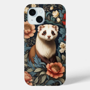 Mooie fret William Morris geïnspireerd iPhone 15 Case
