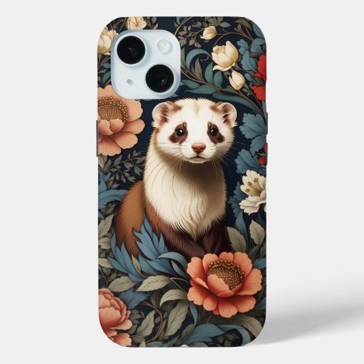 Mooie fret William Morris geïnspireerd Case-Mate iPhone Case (Achterkant)