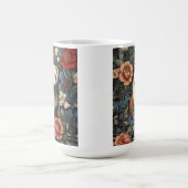 Mooie fret William Morris geïnspireerd Koffiemok (Center)