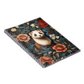 Mooie fret William Morris geïnspireerd Notitieboek (Rechterzijde)