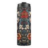 Mooie fret William Morris geïnspireerd Thermosbeker (Voorkant)