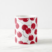 Mooie frisse rode kersen thema koffiemok (Center)