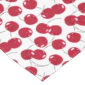 Mooie frisse rode kersen thema tafelkleed (Gekanteld)