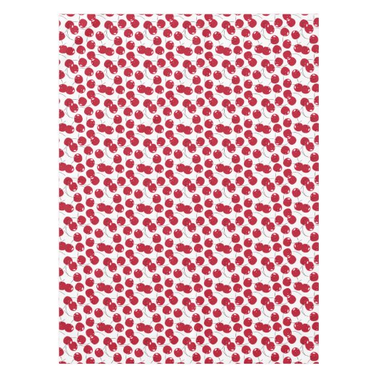 Mooie frisse rode kersen thema tafelkleed (Voorkant)