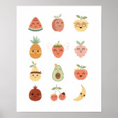 Mooie Fruit Poster Print (Voorkant)