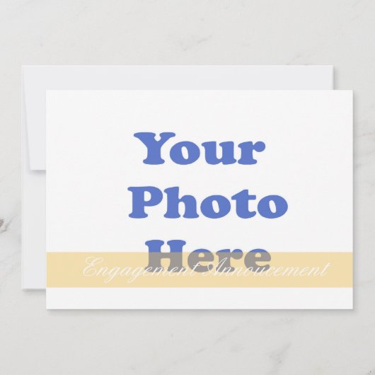 Mooie fruitboom verloving foto aankondiging (Achterkant)