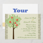 Mooie fruitboom verlovingsfoto-aankondiging kaart (Voorkant / Achterkant)