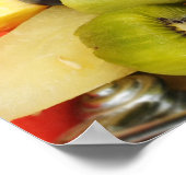 Mooie fruitsalade poster (Hoek)