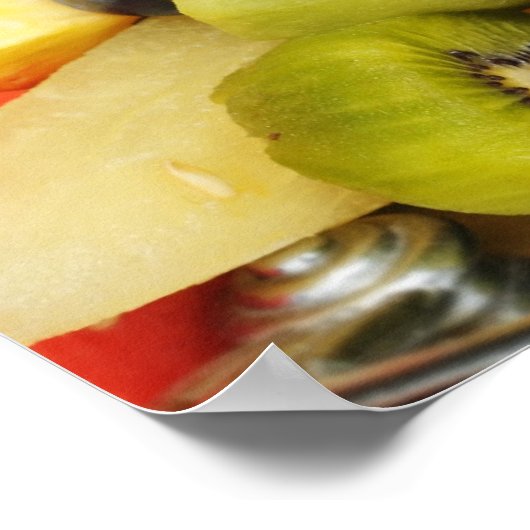 Mooie fruitsalade poster (Hoek)
