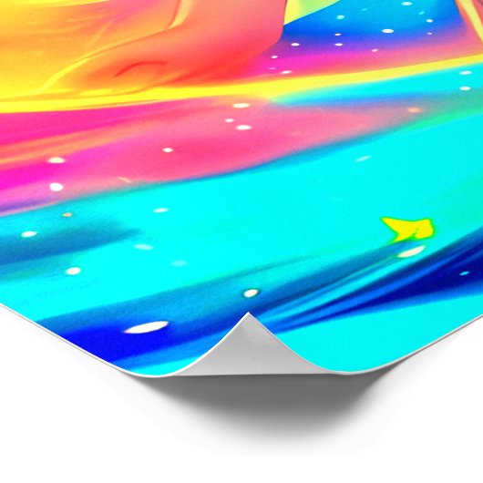 Mooie Galactische Prinses Poster (Hoek)